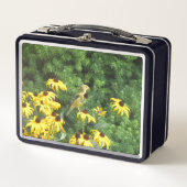 Schöne Yellow Bird Metal Lunch Box (Vorderseite)