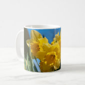 Schöne Yellow Daffodien Kaffeetasse (Vorderseite Links)