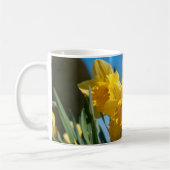 Schöne Yellow Daffodien Kaffeetasse (Links)