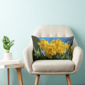 Schöne Yellow Daffodien Lendenkissen (Stuhl )