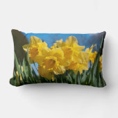 Schöne Yellow Daffodien Lendenkissen (Vorderseite)