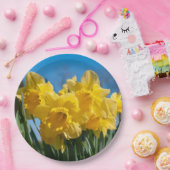 Schöne Yellow Daffodien Pappteller (Party)