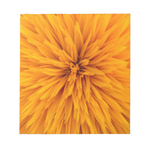 Schöne Yellow Dahlia Blume Blossom Notizblock