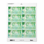 Schöne Zedernnähte Hochzeitsplatte (Vorne)