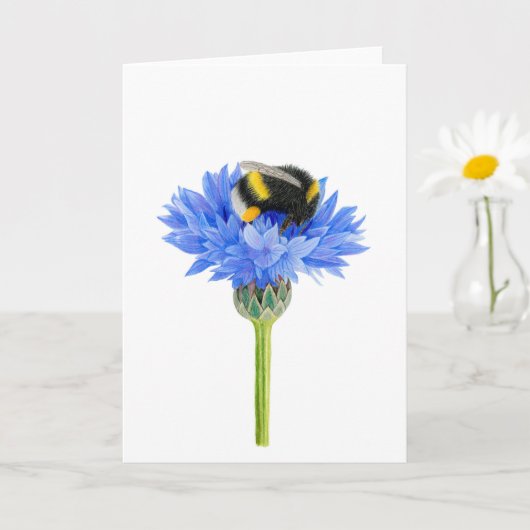 Schöne, Zeichnend geklappte Grußkarte Karte (Kleine Pflanze)