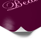 Schöne Zeit Poster (Ecke)