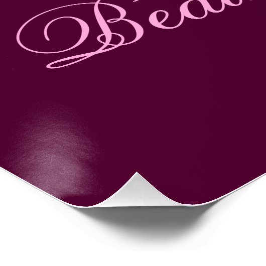 Schöne Zeit Poster (Ecke)