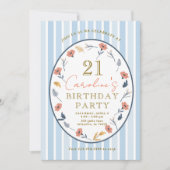 Schöne, zeitlose Blumenladen zum Geburtstag Einladung (Vorderseite)