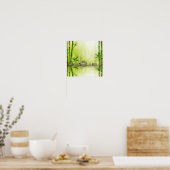 Schöne Zen Relaxation Wellness-Center Illustration Poster (Küche)