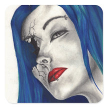 Schöne zerbrochene Fantasie Goth Horror Surreal Ar