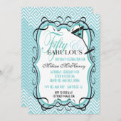 Schöne Zickzack 50 und fabelhafte Einladungen (Vorne/Hinten)