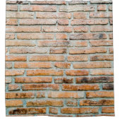 Schöne Ziegelwand Altes Klassikerhaus, Architektur Duschvorhang (Vorderseite)