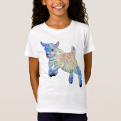 Schöne Ziegenfarbe T-Shirt (Vorderseite)