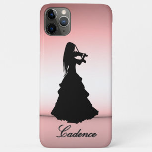 Schöne Zigeunermädchen spielt Violine Personenname Case-Mate iPhone Hülle
