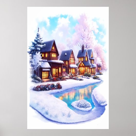 Schöne Zuhause | Art der AI Poster (Vorne)