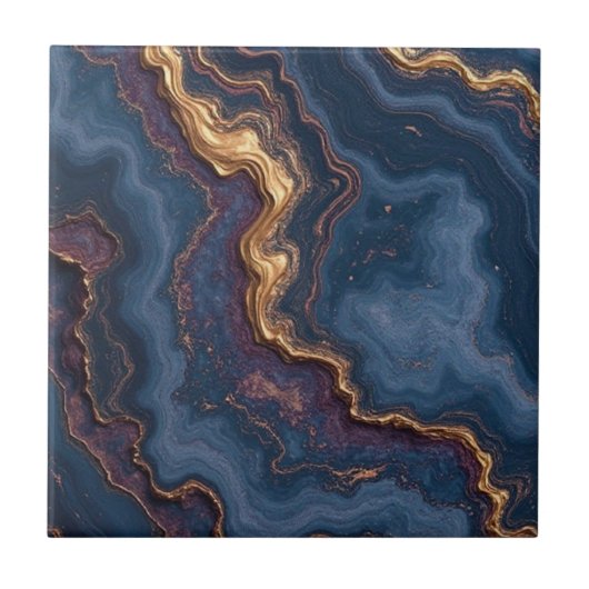 Schöne Zuhause-Fliesen aus blauem Gold Fliese (Vorderseite)