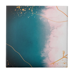 Schöne Zuhause-Fliesen aus blauem Gold Fliese