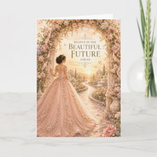 Schöne Zukunft Quinceañera Sweet 16 Karte