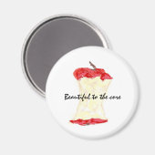 Schöne zum Kern Magnet (Vorderseite/Rückseite)