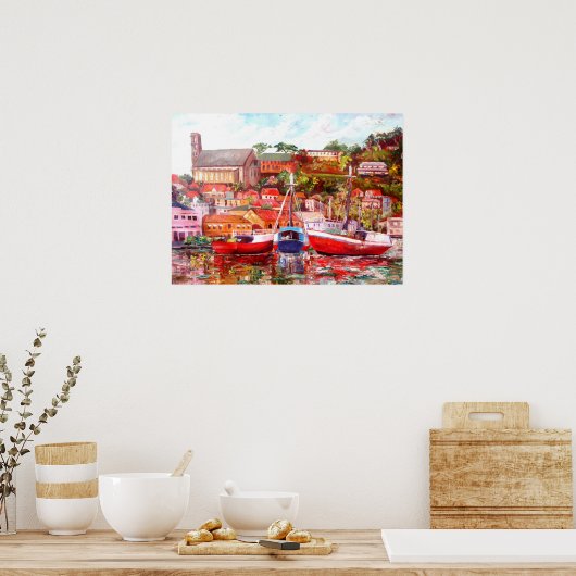 Schönen auf dem Tierheim Poster (Küche)