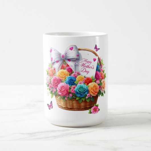 Schönen glücklichen Muttertag, Mama Kaffeetasse (Mittel)