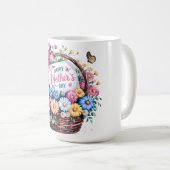 Schönen glücklichen Muttertag Mama Kaffeetasse (VorderseiteRechts)