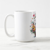 Schönen glücklichen Muttertag Mama Kaffeetasse (Links)