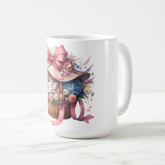 Schönen glücklichen Muttertag Mutter Kaffeetasse (VorderseiteRechts)