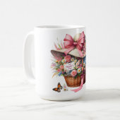 Schönen glücklichen Muttertag Mutter Kaffeetasse (Vorderseite Links)
