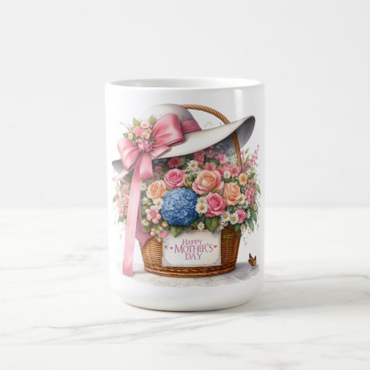 Schönen glücklichen Muttertag Mutter Kaffeetasse (Mittel)