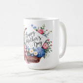 Schönen glücklichen Muttertag Mutter Kaffeetasse (VorderseiteRechts)
