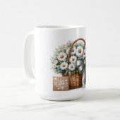 Schönen glücklichen Muttertag Mutter Kaffeetasse (Vorderseite Links)