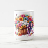 Schönen glücklichen Muttertag Mutter Kaffeetasse (Mittel)