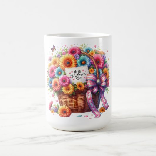 Schönen glücklichen Muttertag Mutter Kaffeetasse (Mittel)