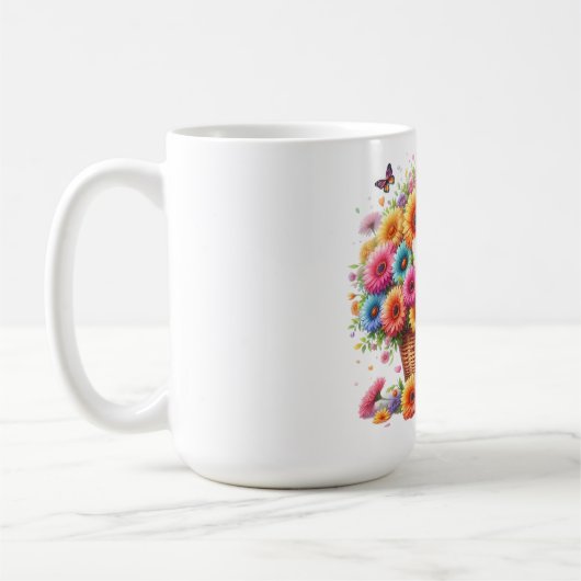 Schönen glücklichen Muttertag Mutter Kaffeetasse (Links)