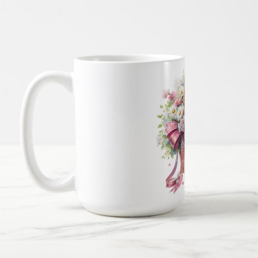 Schönen glücklichen Muttertag Mutter Kaffeetasse (Links)