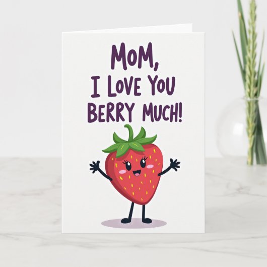 Schönen Muttertag Berry Much Karte (Vorderseite)