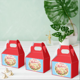 Schönen Muttertag elegante florale rote Partygesch Geschenkschachtel