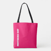 Schönen Muttertag elegantes weißes Skript Custom Tasche (Rückseite)