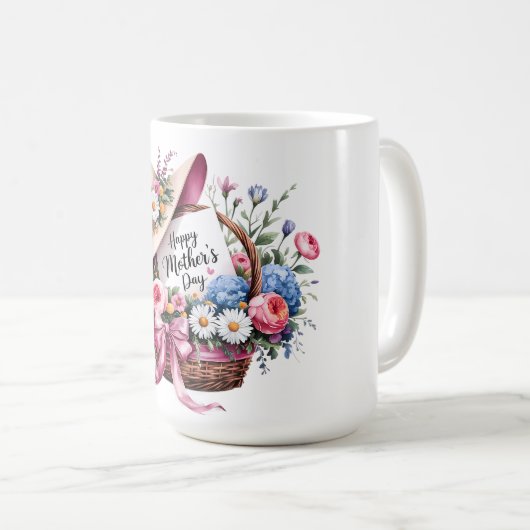 Schönen Muttertag, Mutter Kaffeetasse (VorderseiteRechts)