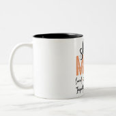 Schönen Muttertag, Mutter Zweifarbige Tasse (Links)