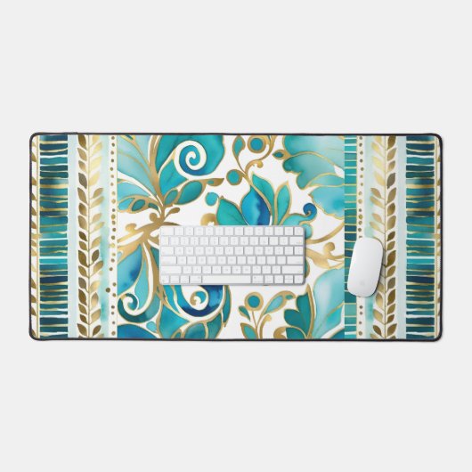 Schönen Schnörkel-Schreibtischaufsatz/matte Schreibtischunterlage (Tastatur & Maus)