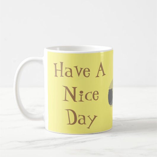 Schönen Tag Kaffeetasse (Links)