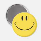 Schönen Tag Retro-Gesicht Magnet (Vorderseite/Rückseite)