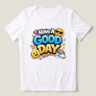 Schönen Tag – Süße glückliche Typografie  Tri-Blend Shirt