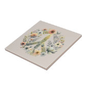 Schöner 70er Retro Peace Sign Fliese (Seite)