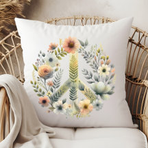 Schöner 70er Retro Peace Sign