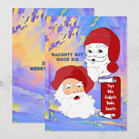 Schöner, aber guter Weihnachtsmann - Weihnachten B (Vorne/Hinten)