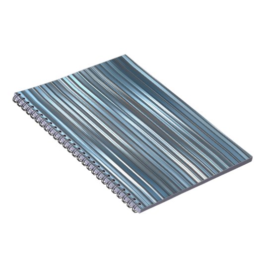 Schöner, abstrakter, blauer Hintergrund mit l Notizblock (Rechte Seite)