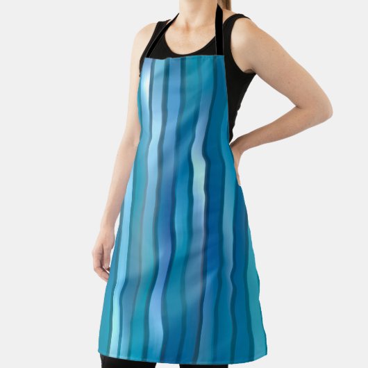 Schöner, abstrakter, blauer Hintergrund mit l Schürze (InSitu)